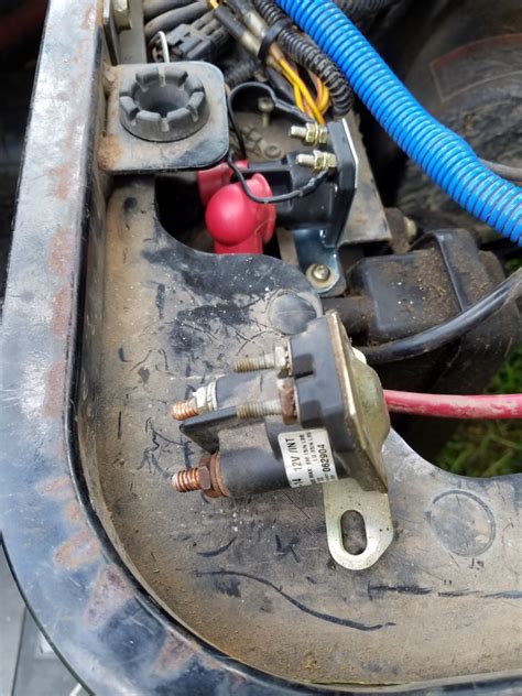 Since no one in the know has responded to you, I looked at my 2015 Trail. . Polaris ranger starter solenoid location